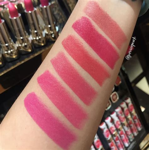 dolce and gabbana lipstick swatches